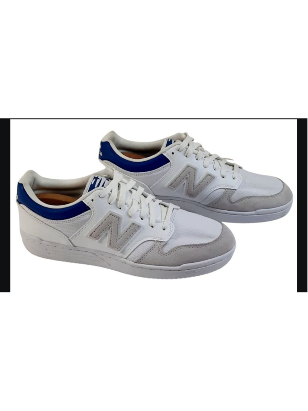 New Balance 480 Men's Shoes White-Blue BB480-LBL size 10.5